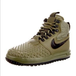 Nike Lunar Air Force 1 Duckboot High Top Sneaker - Green - Brand New!
